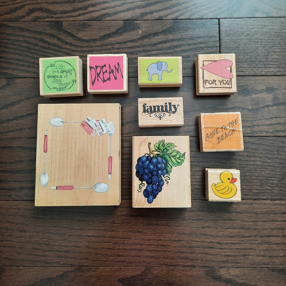 Wooden Stamp Set